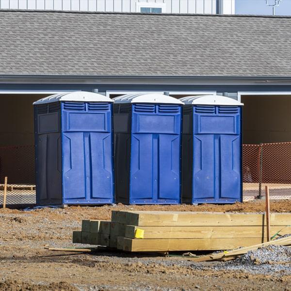 Heavy-duty construction site porta potty in Sequim, Washington